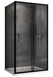 Душевой уголок ABBER Schwarzer Diamant AG30100B5-S60B5 100x60см чёрный